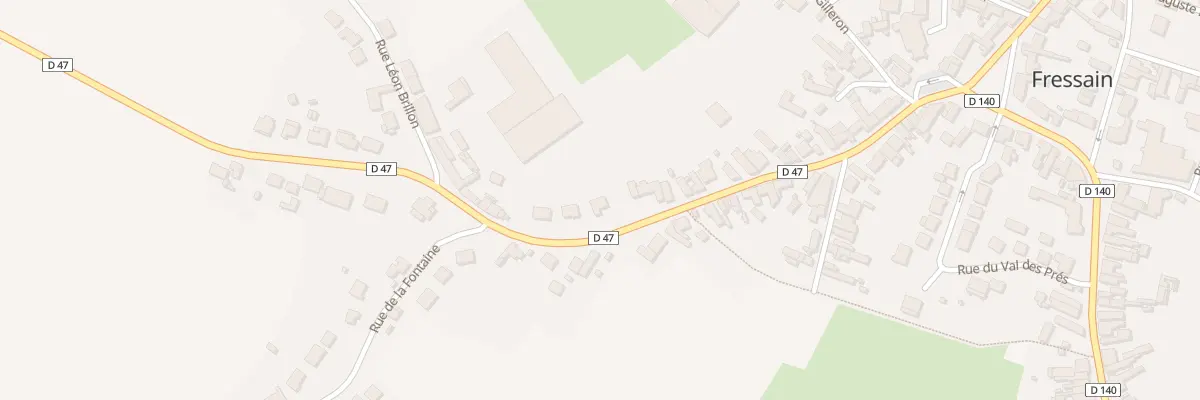 Plan du 245 Rue de la Fontaine à Fressain