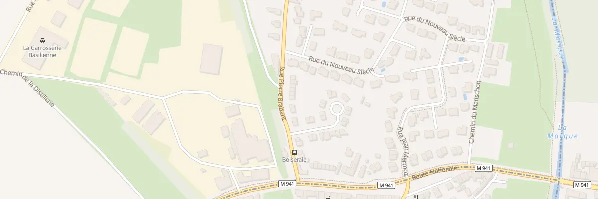 Plan du 20 Rue Pierre Brabant à Tressin