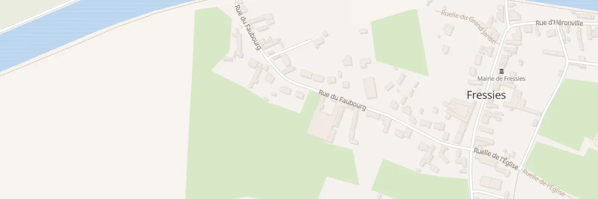 Plan du 265 Rue du Faubourg à Fressies