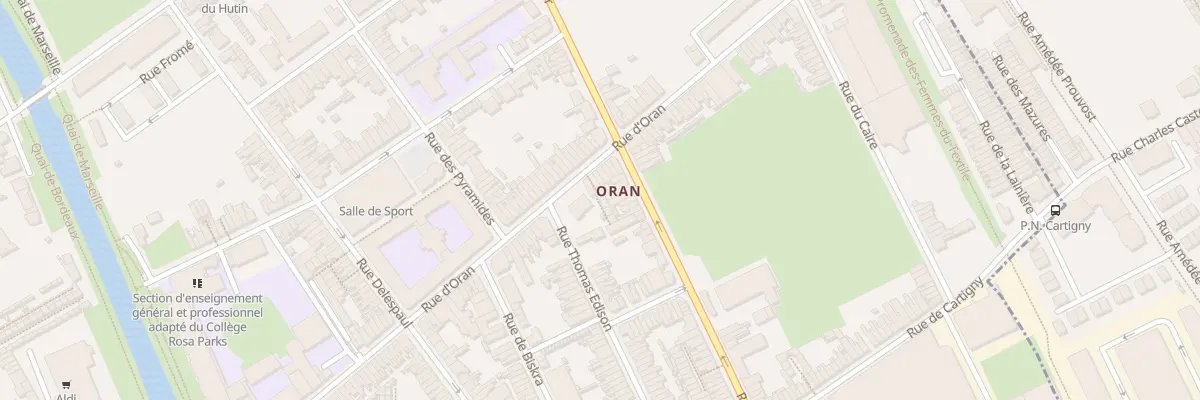 Plan du 1 Vc Sainte Marie Rue d’Oran à Roubaix