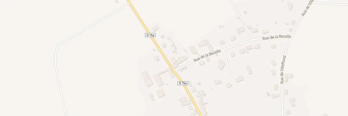 Plan du 22 Rue de la Gare à Bannost-Villegagnon