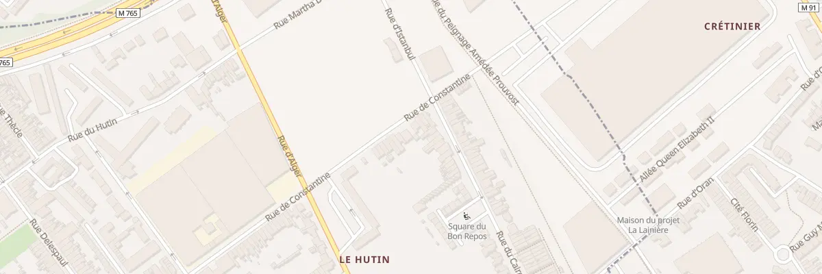 Plan du 172 Rue de Constantine à Roubaix