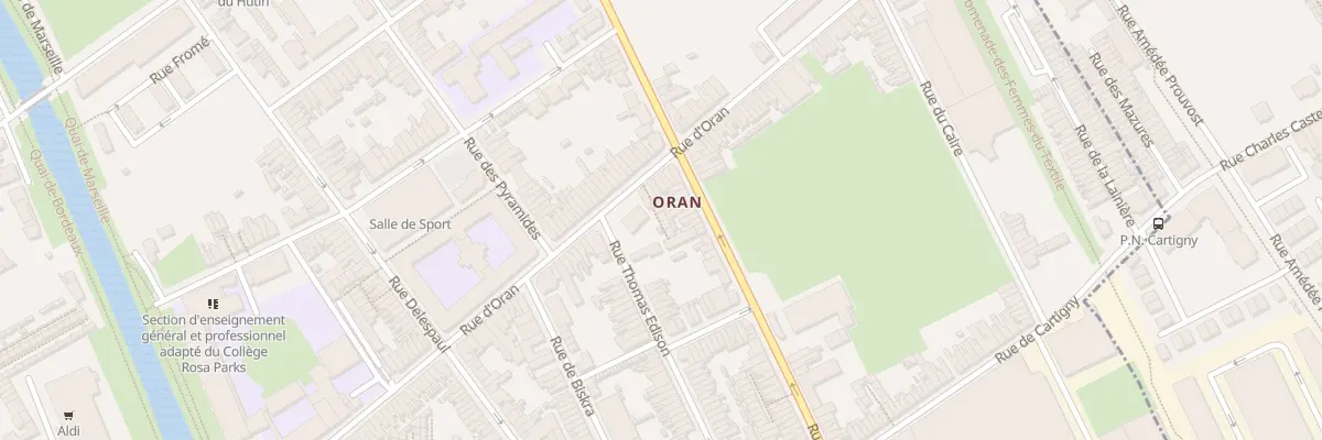 Plan du 2 Vc Sainte Marie Rue d’Oran à Roubaix