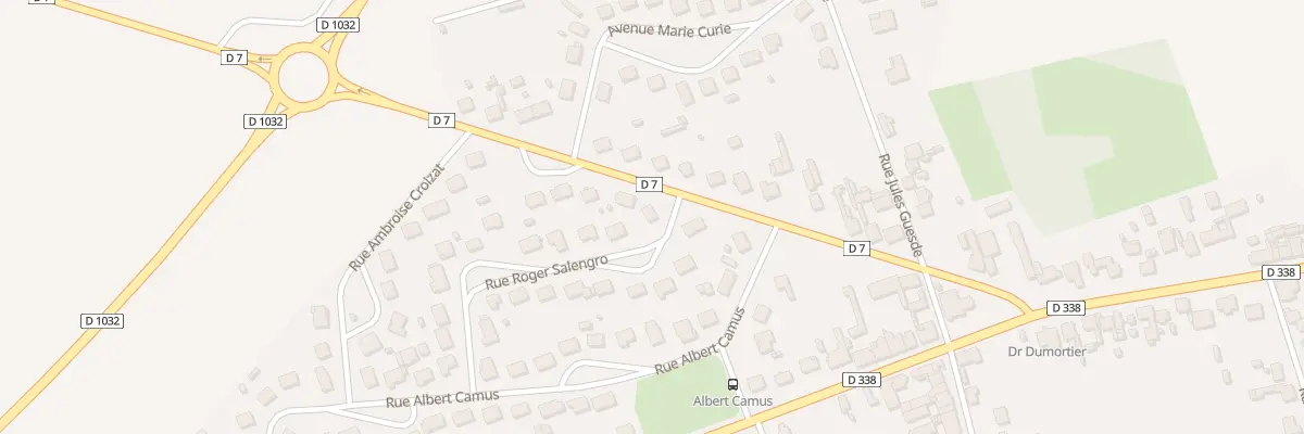 Plan du 2 Rue Roger Salengro à Ognes