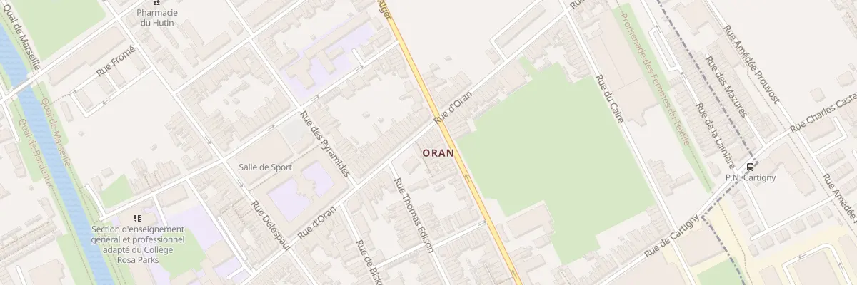 Plan du 116 Rue d’Oran à Roubaix