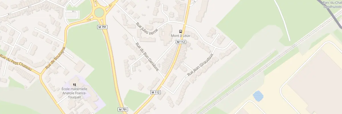 Plan du 425 Rue du Mont-à-Leux à Wattrelos