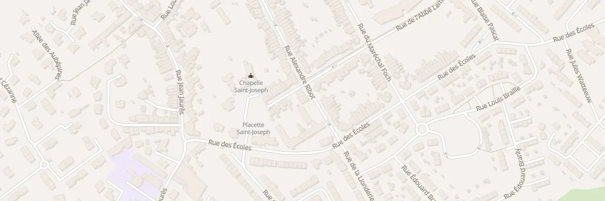 Plan du 1 Rue Alexandre Ribot à Hem