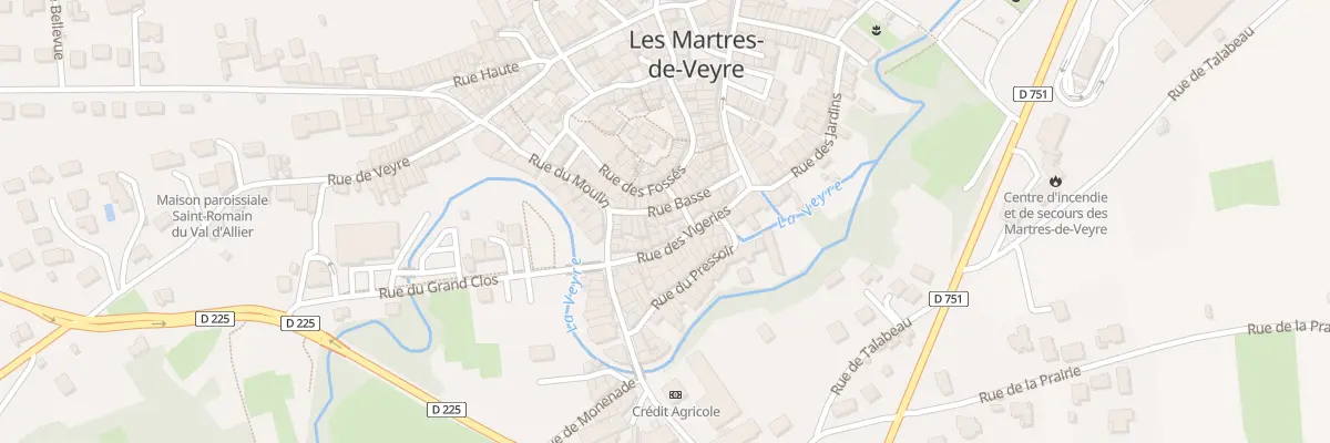 Plan du 24 Rue des Fossés aux Martres-de-Veyre