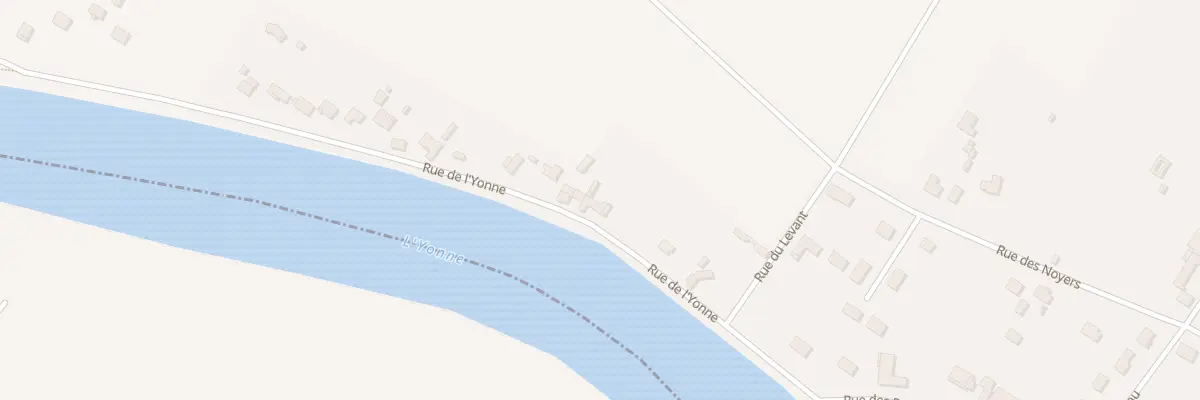 Plan du 22 Rue de l’Yonne à Serbonnes