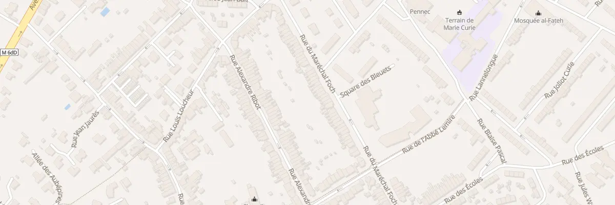 Plan du 59 Rue du Marechal Foch à Hem