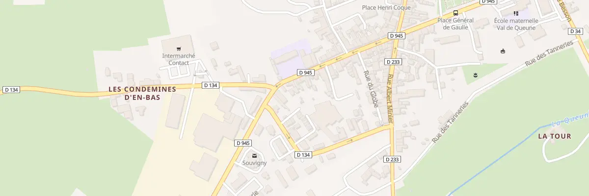 Plan du 47 Rue de la Verrerie à Souvigny