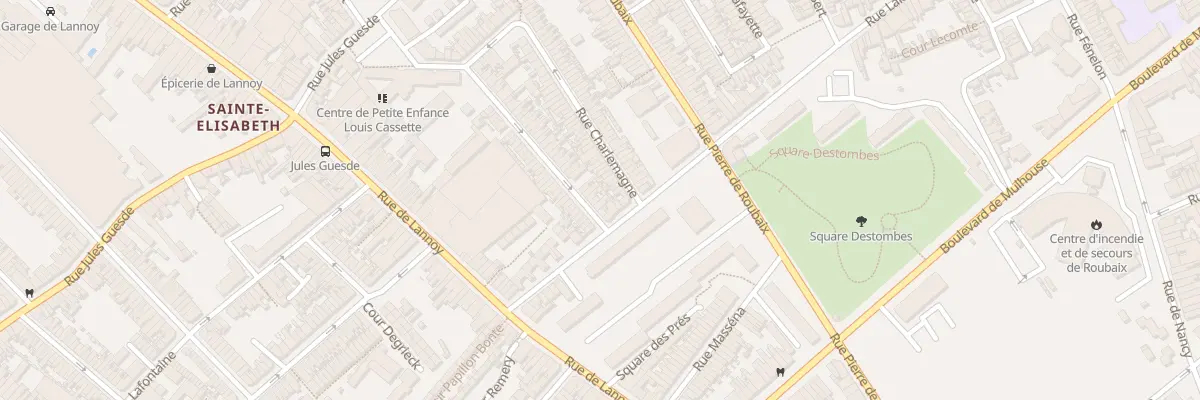 Plan du 83 Rue Nabuchodonosor à Roubaix