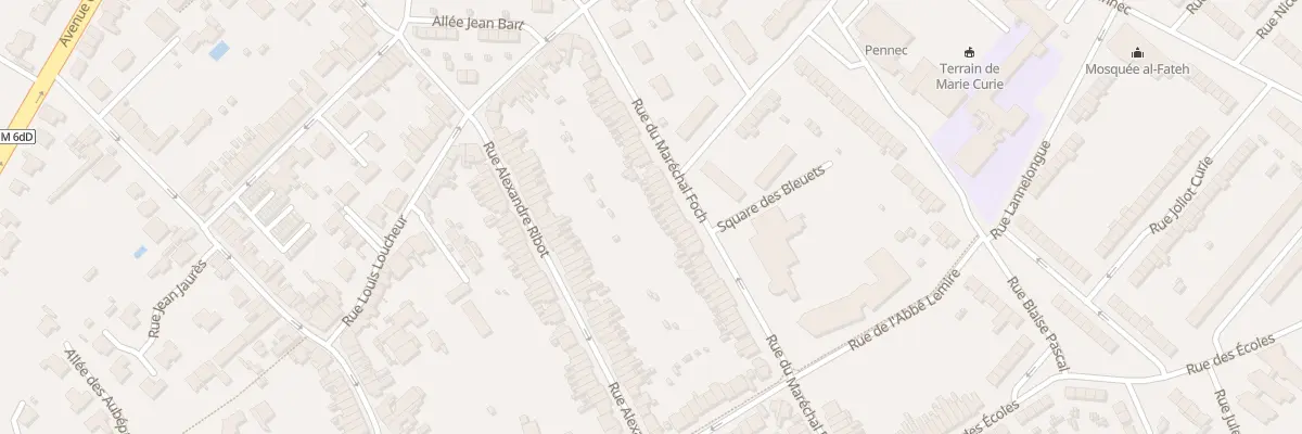 Plan du 65 Rue du Marechal Foch à Hem