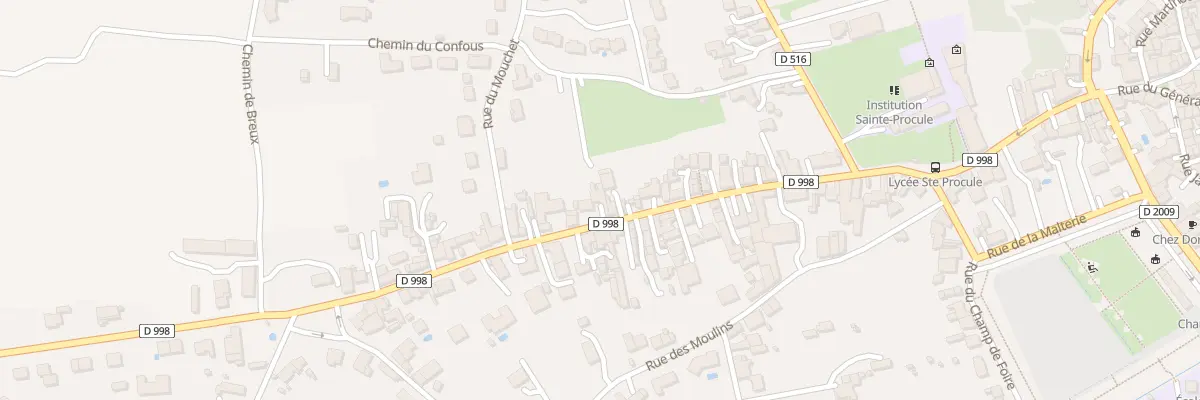 Plan du 40 Rue des Jonchères à Gannat