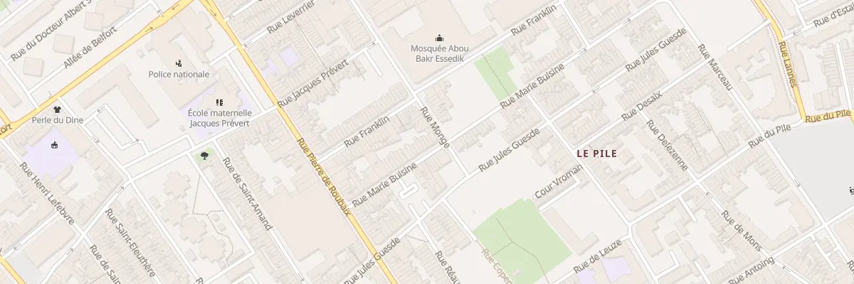 Plan du 39 Rue Marie Buisine à Roubaix