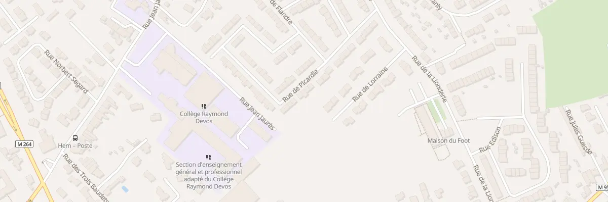 Plan du 29 Rue de Picardie à Hem