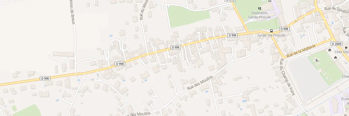 Plan du 71 Rue des Jonchères à Gannat
