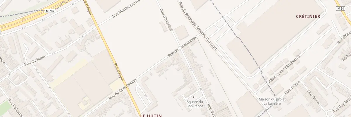 Plan du 178 Rue de Constantine à Roubaix