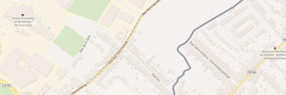 Plan du 66 Rue Six à Wattrelos