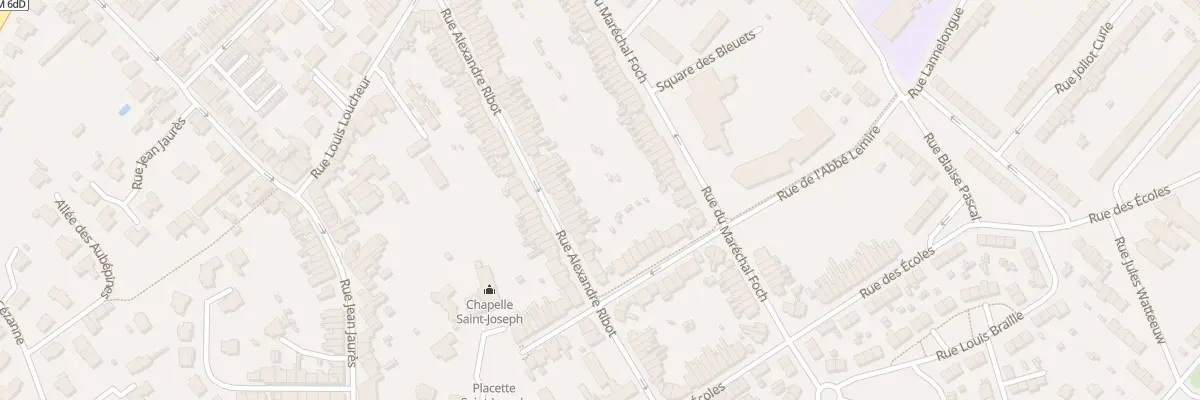 Plan du 36 Rue Alexandre Ribot à Hem