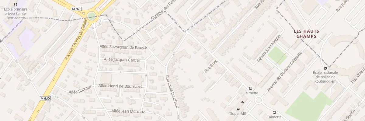 Plan du 106 Rue Louis Loucheur à Hem