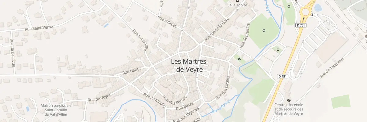 Plan du 5 Rue Porte Fagots aux Martres-de-Veyre