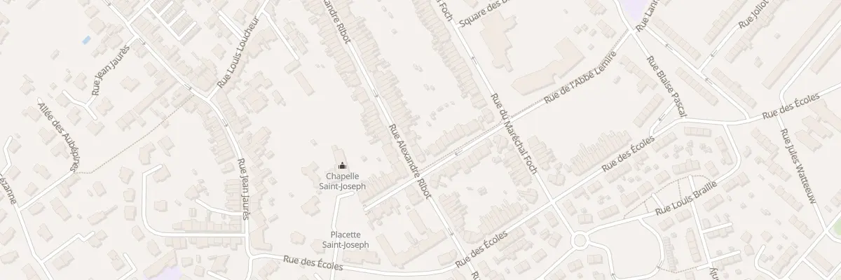 Plan du 24 Rue Alexandre Ribot à Hem