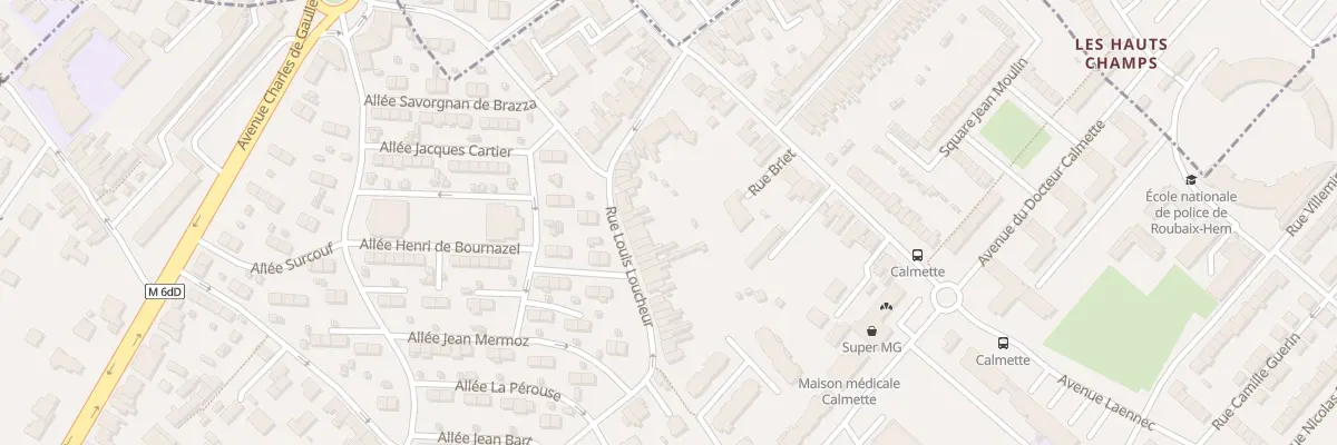 Plan du 80 Rue Louis Loucheur à Hem