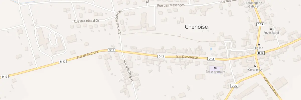 Plan du 36 Rue Dimeresse à Chenoise-Cucharmoy