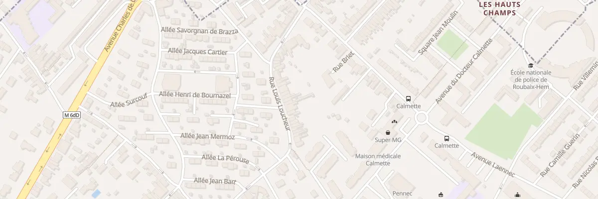 Plan du 72 Rue Louis Loucheur à Hem