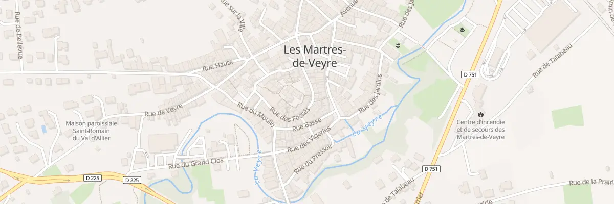 Plan du 17 Rue des Fossés aux Martres-de-Veyre