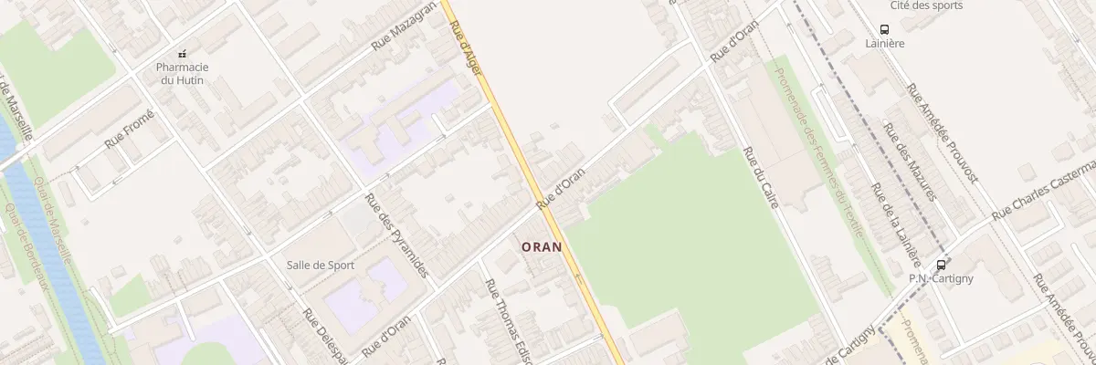 Plan du 67 Rue d’Oran à Roubaix