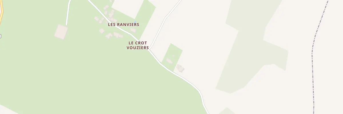 Plan du 1 Les Ranviers à Chasnay