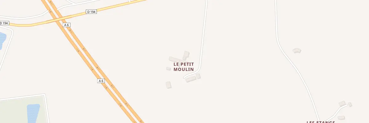 Plan du 4 Le Petit Moulin à Cudot