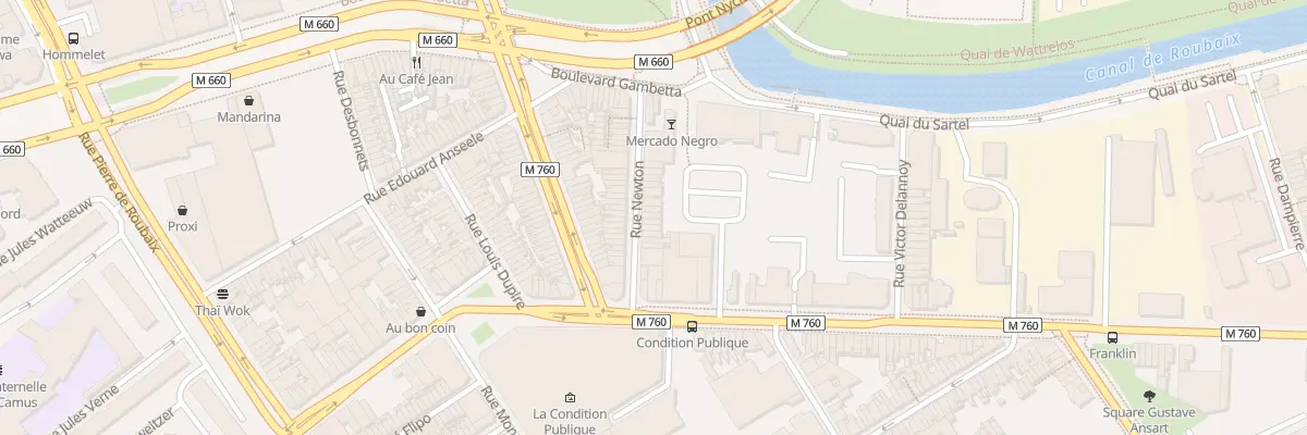 Plan du 33 Rue Newton à Roubaix