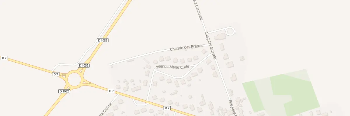 Plan du 13 Av Marie Curie à Ognes