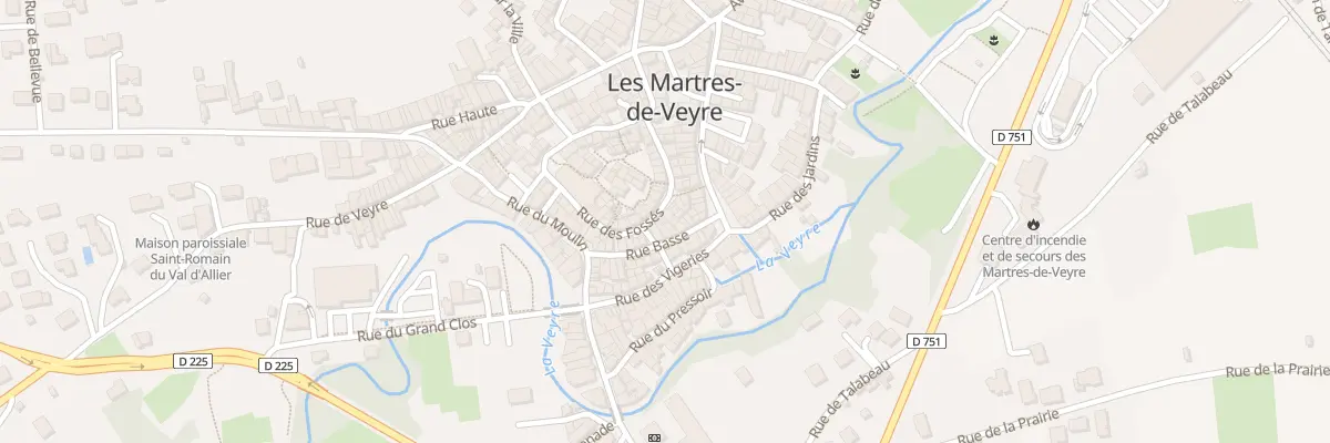 Plan du 32 Rue des Fossés aux Martres-de-Veyre