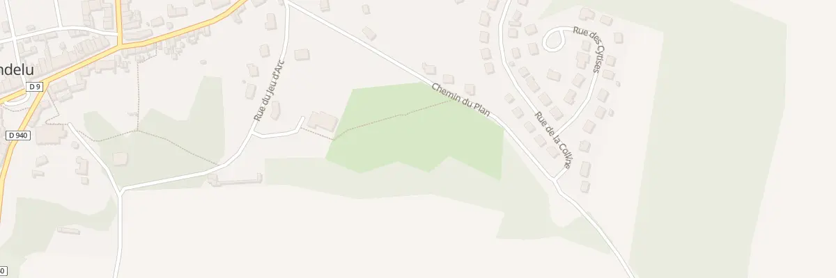 Plan du 6A Che du Plan à Gandelu