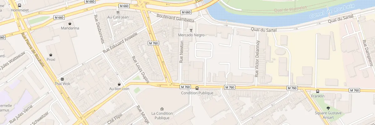 Plan du 39 Rue Newton à Roubaix