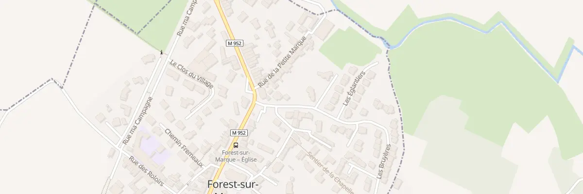 Plan du 23B Les Eglantiers à Forest-sur-Marque