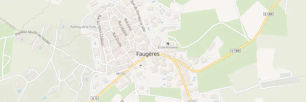Plan du 3 Pl de l’Eglise à Faugères