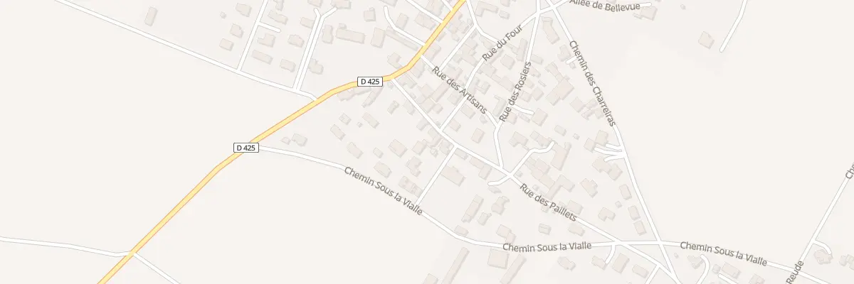 Plan du 6 Rue des Paillets à Clerlande