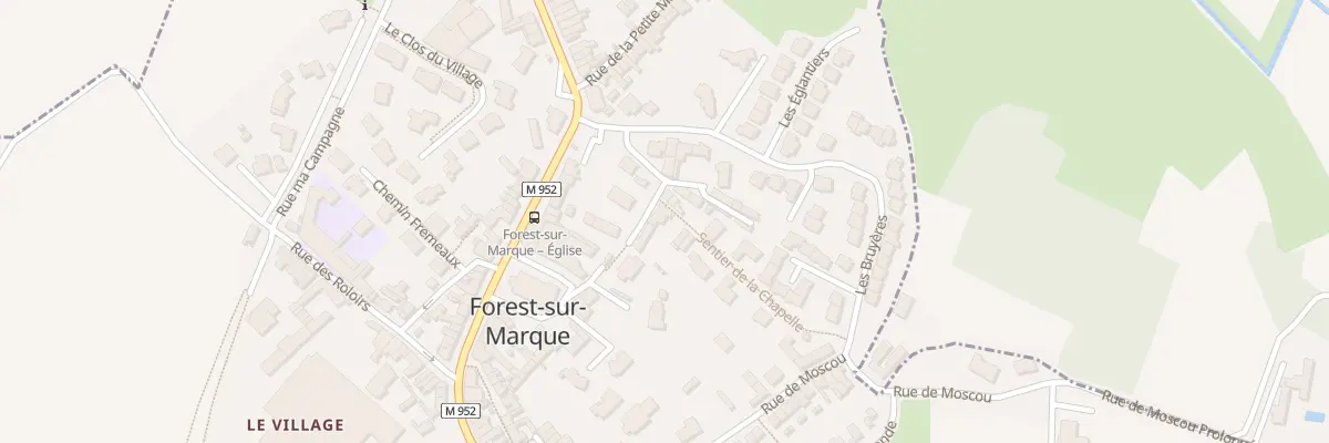Plan du 6 Sen de la Place à Forest-sur-Marque