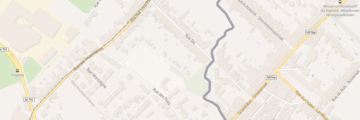 Plan du 19 Rue Six à Wattrelos