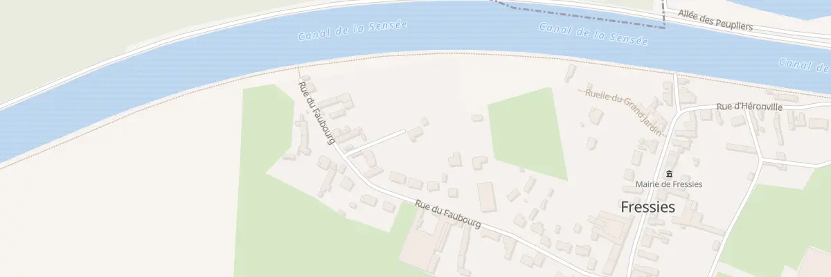Plan du 338 Rue du Faubourg à Fressies