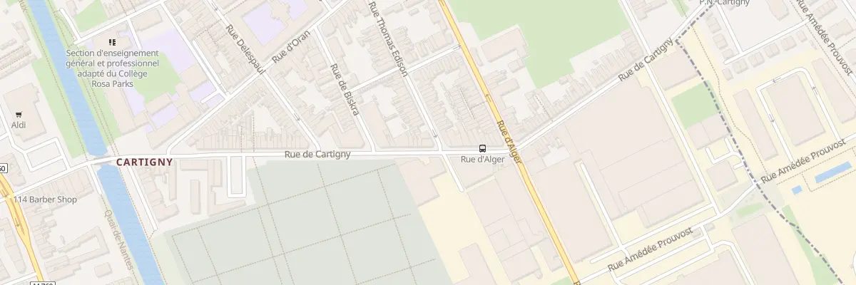 Plan du 99 Rue de Cartigny à Roubaix