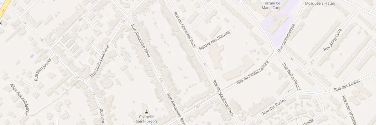 Plan du 49 Rue du Marechal Foch à Hem
