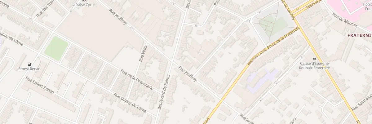 Plan du 203 Rue Jouffroy à Roubaix