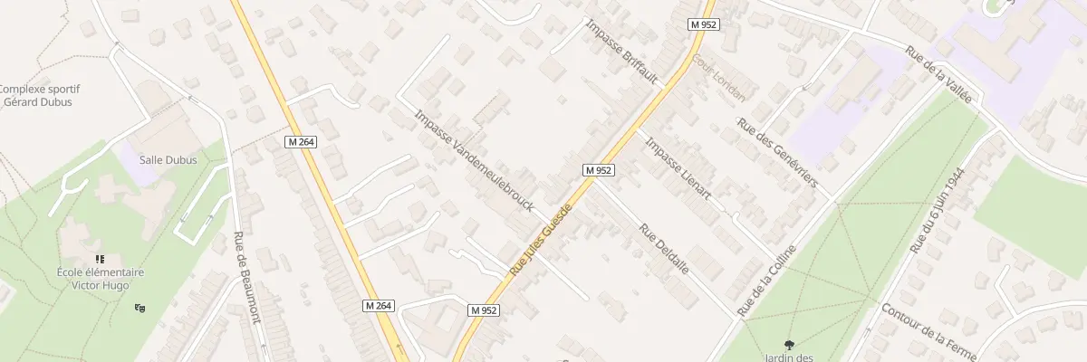 Plan du 77 Rue Jules Guesde à Hem