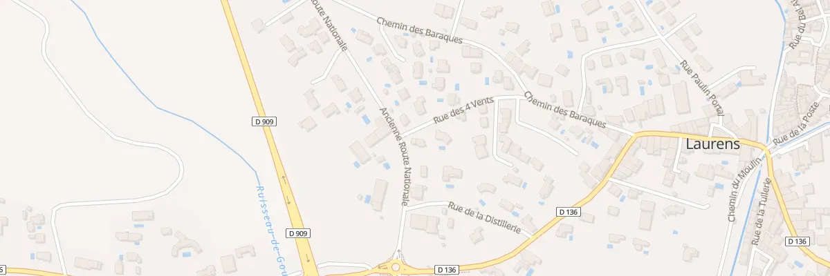 Plan du 5245 Rte Anc Route Nationale à Laurens